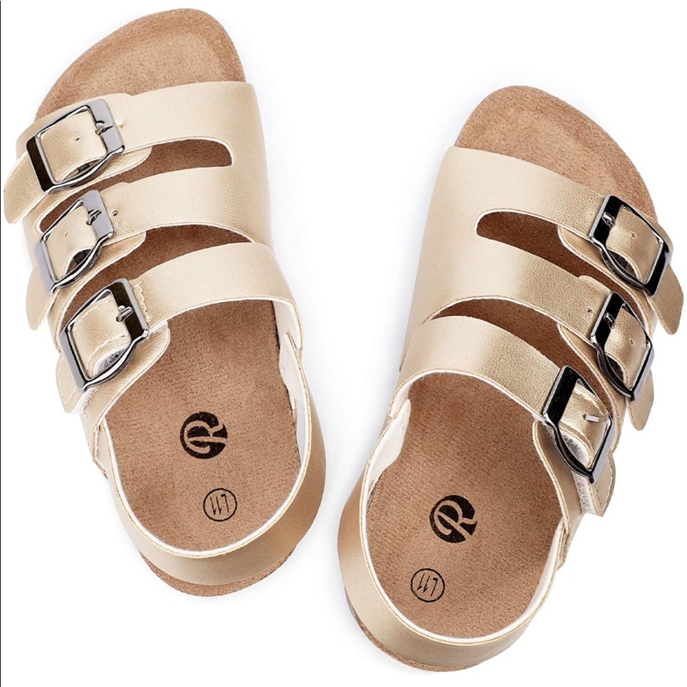 Brand new never worn Rekayla Kids Cork Sandals